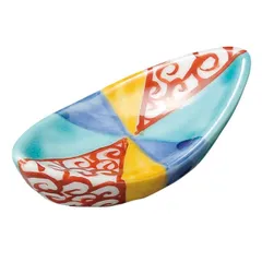 新品未使用　有田焼 紙風船両上り小判皿２枚セット② 平皿 有田焼 変形皿 風船多用6寸皿 花型 手毬柄 色鍋島 中皿 取