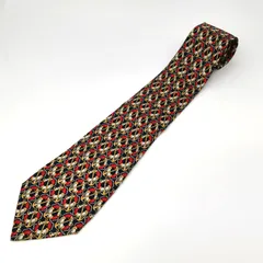 CELINE ネクタイ　総柄　ブランド　ネイビー　管理番号KKVKO652