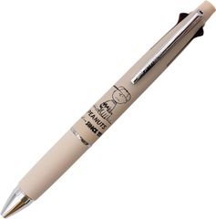 ジェットストリーム4&1 多機能ペン 三菱鉛筆 ピーナッツ Cグレージュ (ボールペン 黒/赤/青/緑  0.5mm+シャープペン 0.5mm）