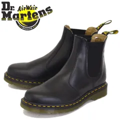 Dr.Martens (ドクターマーチン) 22227001 2976 YELLOW STITCH サイドゴア チェルシーブーツ BLACK Dr.Martens UK4-約23.0cm