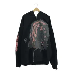 CACTUS JACK × FRAGMENT DESIGN カクタスジャック フラグメントデザイン Sunrise Zip Up Hoodie フーディー パーカー 黒