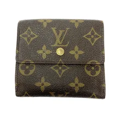 【中古】【ジャンク】 LOUIS VUITTON ルイ・ヴィトン M61654 モノグラム PVC ポルトフォイユエリーズ ブラウン 403868 二つ折り財布