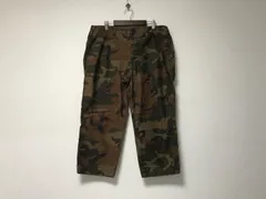 本物サージュデクレSAGEDECRETビームスプラスBEAMS+PLUSコットンカモフラ迷彩柄7部丈ベイカーパンツメンズサーフアメカジミリタリーストリートスケーターワークビジネススーツモードドレスゴルフバイカーロックカーキL