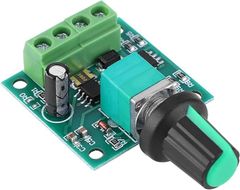 Jectse DCスピードコントローラー PWMモーターガバナー 低電圧 1.8-12V 2A スピードスイッチ1803BK