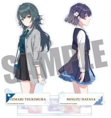 [중고] 아크릴 스탠드 아크릴 패널 츠키무라 테 毬 & 秦谷美鈴 페어 아크릴 스탠드 Vol.1 [학원 아이돌 마스터]