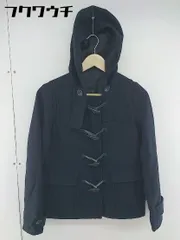 ■ MAJESTIC LEGON マジェスティックレゴン 長袖 ダッフル コート サイズ38 ネイビー系 レディース  【中古】 【1107070007621】のサムネイル