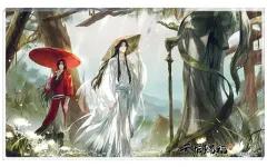 【中古】アクリルスタンド・アクリルパネル C.謝憐＆三郎 ノーブルアート 「天官賜福」