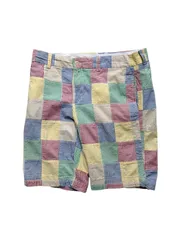 “RALPH LAUREN SPORT” Seersucker Patchwork Shorts