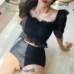 オフショルダー ビキニ水着2点セット夏海   vii3w379706