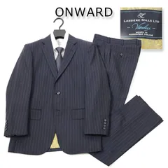 ［新品］MACKENZIE マッケンジー　オンワード　ビジネススーツ ネイビー su0284-001.jpg