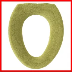 【送料無料 】グリーン_便座カバー(O型) オカ 乾度良好 Dナチュレ O型専用 便座カバー (グリーン)