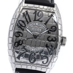 フランクミュラー FRANCK MULLER 8880SCIRONCRO トノー カーベックス アイアンクロコ 自動巻き メンズ_894231