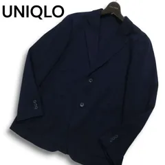 22AW★ UNIQLO ユニクロ 通年 コンフォート 2B テーラード ジャケット Sz.M　メンズ ネイビー