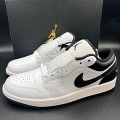 新品 25cm Nike Air Jordan 1 Low "White/Black" ナイキ エアジョーダン1 ロー "ホワイト/ブラック" 553558-132 スニーカー