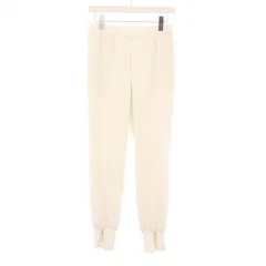 新品タグなし◯コルピエロ スソ リブ パンツ スリット アイボリー 36 新品タグなし◯コルピエロ スソ リブ パンツ スリット アイボリー 36