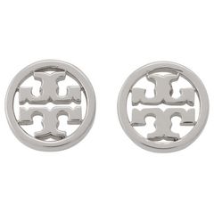 トリーバーチ TORY BURCH ピアス レディース ダブルT ロゴ ミラー サークル スタッド シルバー アクセサリー  11165518 022 / 26222 022