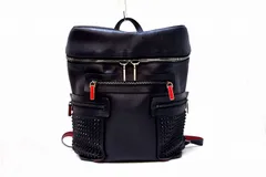 【極美品希少】クリスチャンルブタン スタッズ ナイロン×レザー リュック 極美品希少】クリスチャンルブタン スタッズ ナイロン×レザー リュック