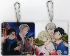 【中古】キーホルダー・マスコット(キャラクター) 集合 アクリルキーホルダー2種セット 「ユーリ!!! on ICE」 spoon.2Di vol.21 応募者全員サービス