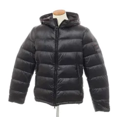 【中古】【未使用】ピューテリー PEUTEREY ナイロン フーデッド ダウンジャケット ブラック【サイズM】【メンズ】のサムネイル