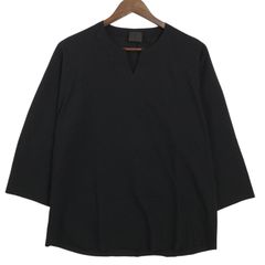 山内 ヤマウチ フリーカット 強撚ポンチ 8分丈 Tシャツ カットソー サイズ3 古着