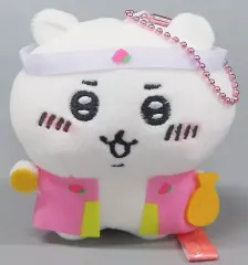 【中古】キーホルダー ちいかわ(桃太郎) ぬいぐるみキーチェーン 「ちいかわ なんか小さくてかわいいやつ」 岡山限定