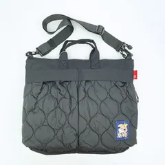 スヌーピー A4ワイド2WAYショルダーバッグ ブラック PEANUTS 75th ROOTOTE ルートート SNOOPY