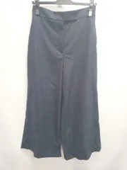 ◇ Θ ZARA ザラ センタープレス ガウチョ パンツ サイズS ネイビー系 レディース E  【1507100008626】