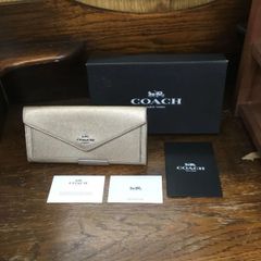 COACH　コーチ　長財布　ゴールド　エキスパート藤沢辻堂店