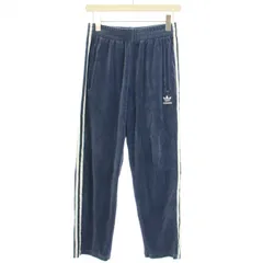 アディダスオリジナルス adidas originals ベロアトラックオリジナルス Velour Track Pant Originals イージーパンツ M 青 ブルー 白 ホワイト HR3444 /YTのサムネイル