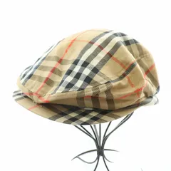 BURBERRY LONDON バーバリー チェック柄 ハンチング　ノバチェック BURBERRY バーバリー ロンドン ノバチェック ハンチング 英国製