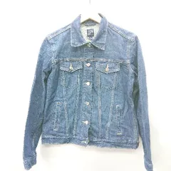 ◇ ⊇ GAP DENIM 長袖 デニムジャケット サイズM ブルー レディース E  【1409100016420】