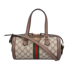 グッチ GGスモールボストンバッグ オフィディア ショルダーバッグ GGスプリームキャンバス 602577 ベージュ レディース  GUCCI  中古 グッチ