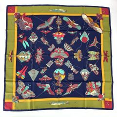HERMES エルメス スカーフ Soies Volantéesカレ90 - メルカリ