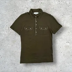 PAUL & JOE PARIS エポレット付き 両胸ポケット ミリタリー風 半袖 ポロシャツ XS