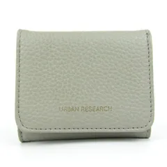 アーバンリサーチ 三つ折り財布 小銭入れあり ウォレット ブランド レディース グレー URBAN RESEARCH 【中古】