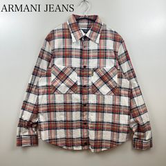 90s ARMANI JEANS レザーライク レーヨン シャツ L ミニマル - メルカリ