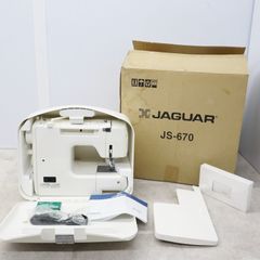 △ ｜コンパクトミシン 電動ミシン｜JAGUAR ジャガー JS-670 ミシン｜ マイコンミシン ■P1926