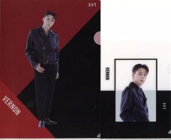 [중고] 클리어 파일 버논 클리어 파일 세트 (2 장 세트) [이치 반 쿠지 SEVENTEEN From PLEDIS ENTERTAINMENT] 클리어 파일 세트 상