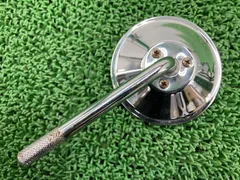 ハーレー ミラー 片側 社外 中古 バイク 部品 丸形 スポーツスター ソフテイル ダイナ ツーリング コケキズ無し ドラッグスター400 XL883のサムネイル