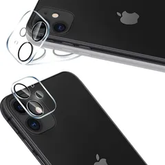 用 iPhone 11 6.1インチ / iPhone 12 mini 5.4インチ カメラレンズ 保護 カバー 2枚 【2枚セット 日本旭硝子製】 用 アイフォン11 / アイフォン12ミニス カメラフィルム 用 いphone 11 強化ガラス レンズ保