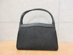 未使用 タグ付き 古都印伝 ハンドバッグ 菊柄 和装 着物 上品 黒 ベージュ 未使用 タグ付き 古都印伝 ハンドバッグ 菊柄 和装 着物 上品 黒