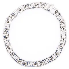 FENDI (フェンディ) オーロック ロゴ チェーンブレスレット シルバー 7AJ556