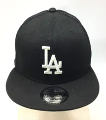 8399 NEW ERA ニューエラ 9FIFTY トラッカー メッシュキャップ LA ドジャース Dodgers フラットバイザー ブラック