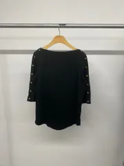 ( S ) 女性用 ポロ Ralph Lauren(ラルフローレン) ローレン ボートネック ゴールド ポイント 3 ／ 4 長袖Tシャツ Tシャツ