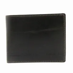 コムサメン COMME CA MEN 二つ折り財布 レザー 焦げ茶 ダークブラウン系 ウォレットのサムネイル