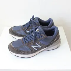 ニューバランス スニーカー M990V5 USA製 ネイビー 26.5cm （w-6420417）