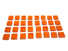 レゴ★未使用！オレンジ色の１×１タイル３２点セット