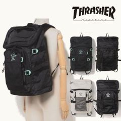 スラッシャー  THRASHER リュック バックパック スクエア型 スクール 大容量 旅行用バッグ 部活 通勤 通学 撥水加工 30L