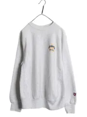 【お得なクーポン配布中!】 90s USA製 企業 プリント スウェット メンズ L 古着 MV SPORT オールド リバース タイプ ヘビーウェイト 霜降り グレー 企業物 トレーナー