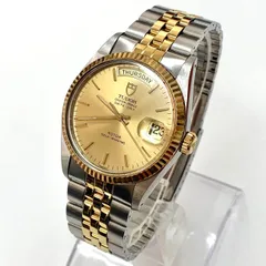 Seven Cuong 様 購入専用❶ 本ページは価格29/36です【希少美品⭐️TUDOR チューダー】94613 ヴィンテージ　 プリンス デイトデイ　 シャンパンゴールド　 メンズ 自動巻 腕時計 （AYA） 240524400008YU